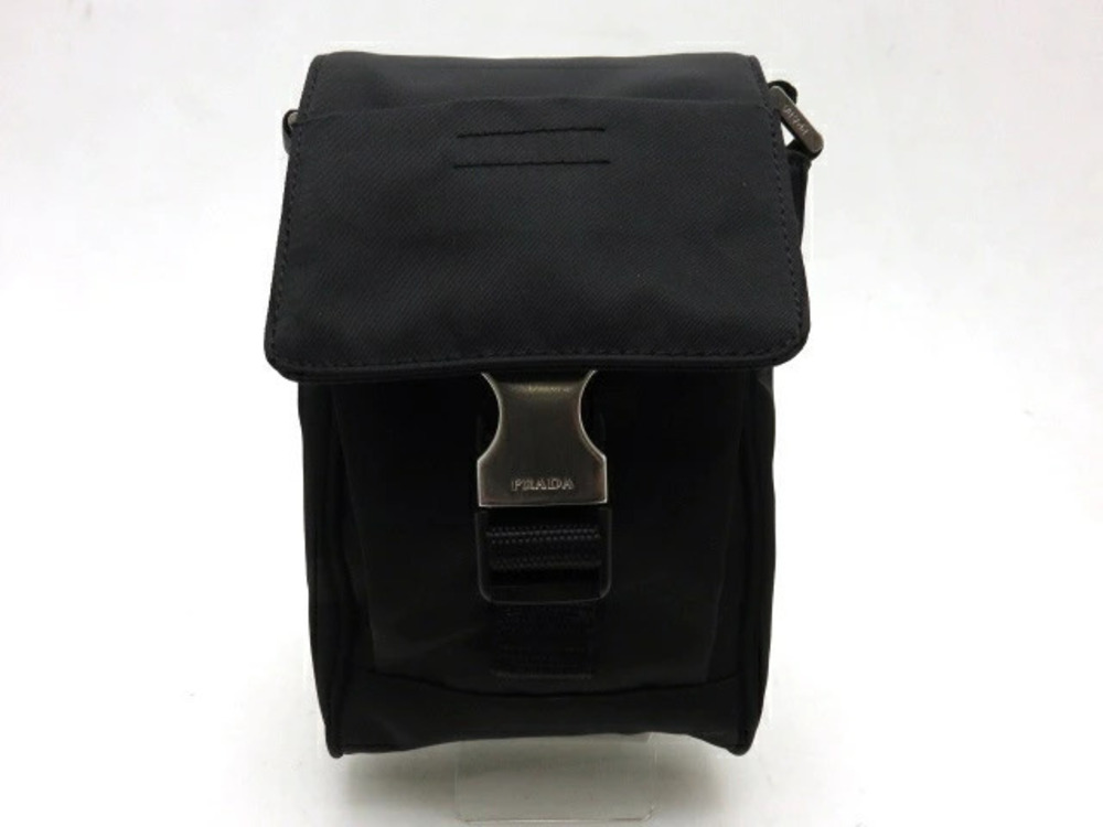 Prada bag shoulder Pouch Clutch black